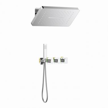 Душевая система Timo Petruma SX-5249/00SM скрытого монтажа, термостат, хром	