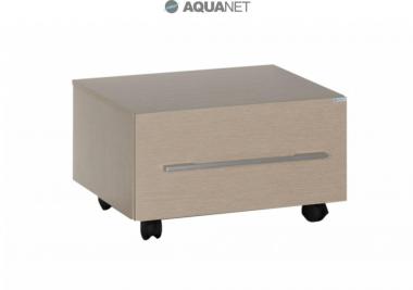 Мебель для ванной тумба Aquanet Нота 58 подкатная светлый дуб 170745	