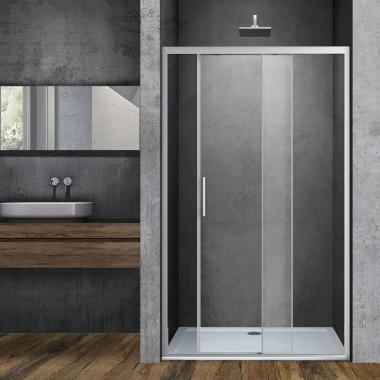 Душевая дверь Soft VDS-3SO110CL, 1100, хром, стекло прозрачное	