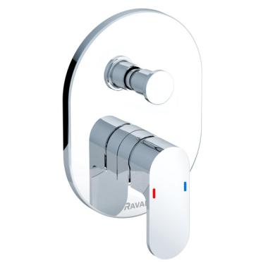 Однорычажный смеситель для ванны, для душа Ravak Chrome X070056	