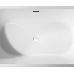 Акриловая ванна ABBER AB9257-1.7 L белая