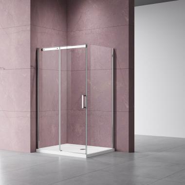 Душевой уголок Dice VSR-4D9013CL, 1300*900, хром, стекло прозрачное Vincea VSR-4D9013CL	