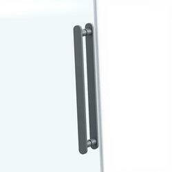 Душевая дверь Como Soft VDS-1CS130CLGM, 1300, вороненая сталь, стекло прозрачное