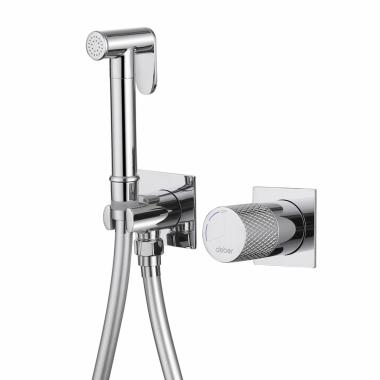 Смеситель ABBER Rund AF8725 с гигиеническим душем, хром	