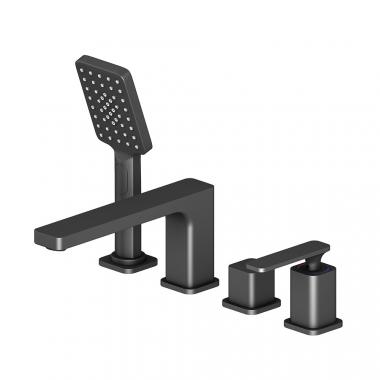 Смеситель Timo Torne 4330/03Y на борт ванны, черный	