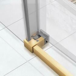 Душевой уголок Slim Soft VSR-1SS1012CLG, 1200*1000, брашированное золото, стекло прозрачное