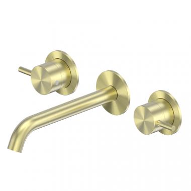 Смеситель ABBER Wasser Kreis 316 AF81123BG-L для раковины скрытого монтажа, золото брашированное	