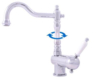 Однорычажный смеситель для раковины Rav Slezak Labe L508.5/8	