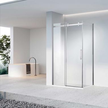 Душевой уголок Como-N VSR-4CN1013CL, 1300*1000, хром, стекло прозрачное	