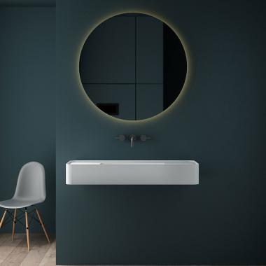 Раковина из искусственного камня Vincea VWB-6S312MW, 1200*400*150, подвесная, цвет белый матовый	