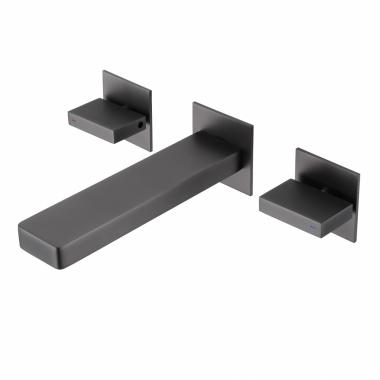 Смеситель ABBER Daheim AF82122NG для раковины скрытого монтажа, никель	