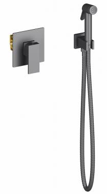 Смеситель Timo Selene 2089/03SM с гигиеническим душем, черный	