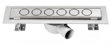 Душевой лоток SAY OPTIMA 601.60.P.NSN, 60 см, хром	
