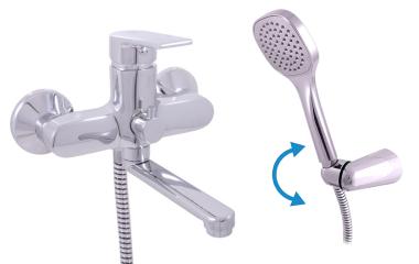 Однорычажный смеситель для ванны Rav Slezak Colorado CO151.5/2	