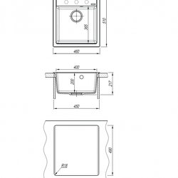 Кухонная мойка ABBER Quarz AQ2901S песочный
