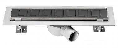 Душевой лоток SAY OPTIMA 601.80.B.M.S.BLOK, 80 см, матовый черный	