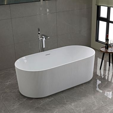 Ванна акриловая Vincea VBT-426-1700 1700*800*580, цвет белый, щелевой перелив	