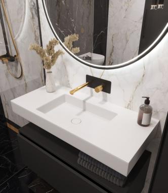 Столешница моноблок FLAT ST 100см (1004*452*100)	