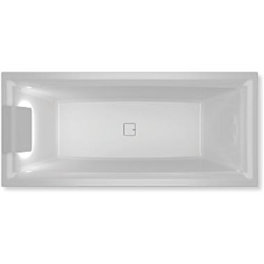 Отдельно стоящая ванна Riho Still square + светодиоды и подголовник с размещением слева 170x75	