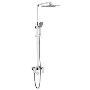 Душевая стойка ABBER Daheim AF8216L с изливом, хром	