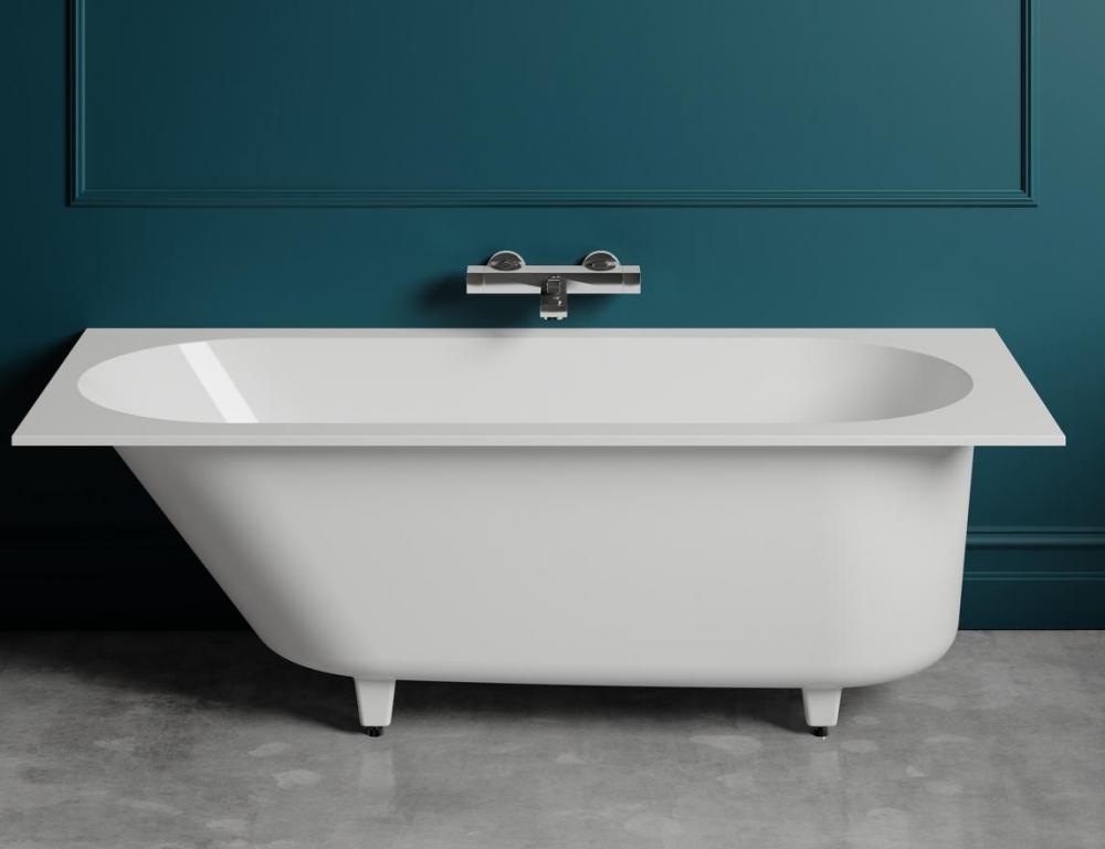 Отдельно стоящая ванна Riho Still smart r + светодиоды и подголовник с размещением слева 170x110	