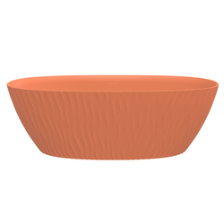 Ванна из искусственного камня ABBER Stein AS9684MO оранжевая матовая