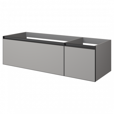 QUATRO 2 140см (100+40) тумба LUNA профиль ANTHRACITE	