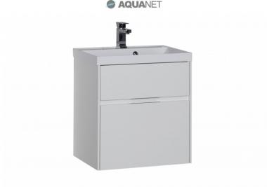 Мебель для ванной тумба Aquanet Латина 60 белая 2 ящика 179934	