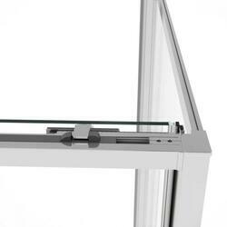 Душевой уголок Slim Soft VSR-1SS9012CL, 1200*900, хром, стекло прозрачное
