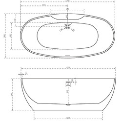 Акриловая ванна ABBER AB9323 белая