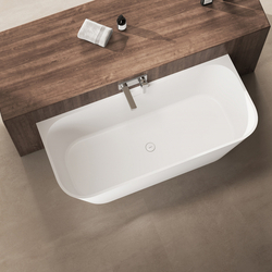 Ванна из искусственного камня ABBER Stein AS9682 белая матовая