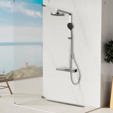 Душевая стойка Aspire VSFS-4AS1CH с изливом, хром	