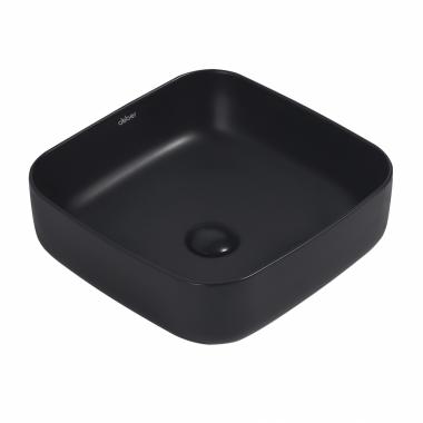 Раковина накладная ABBER Rechteck AC2211MB черная матовая	
