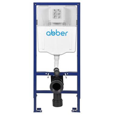 Инсталляция ABBER AC0108 для подвесного унитаза пневматическая	