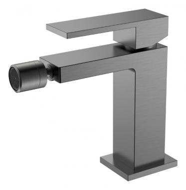 Смеситель для биде Qubic Matt Gun Metal	