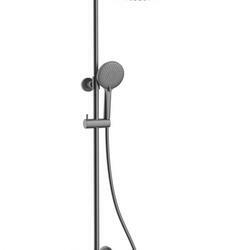 Душевая стойка Rondo VSFS-1R1GM с изливом, вороненая сталь