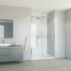 Душевая дверь Como Soft VDS-1CS120CL, 1200, хром, стекло прозрачное
