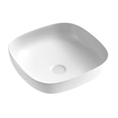 Раковина накладная ABBER Rechteck AC2217 белая	