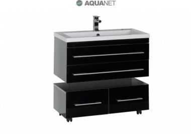 Мебель для ванной тумба Aquanet Верона 90 черная 172336	