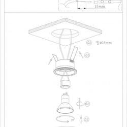 Точечный светильник Denkirs DK3012-BK DK3