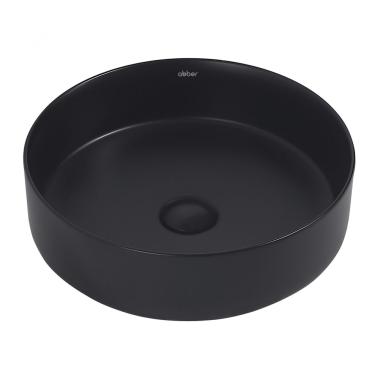 Раковина накладная ABBER Bequem AC2109MB черная матовая	