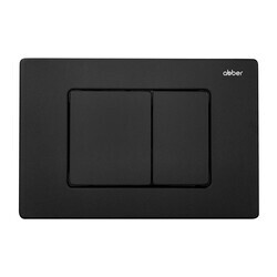 Комплект подвесной унитаз ABBER Rechteck AC1201MB черный матовый с инсталляцией AC0105 и кнопкой AC0120MB черный матовый