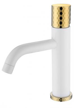 Смеситель STICK для умыв. низ. WHITE DIAMOND GOLD_Комплект	
