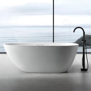 Ванна из искусственного камня ABBER Dortmund AM9911 белая матовая	