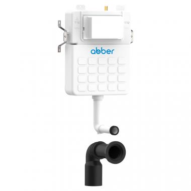 Смывной бачок скрытого монтажа ABBER AC0104 для приставного унитаза	