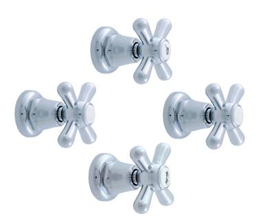 Двухрычажный смеситель для душа Rav Slezak Morava Retro MK186K	