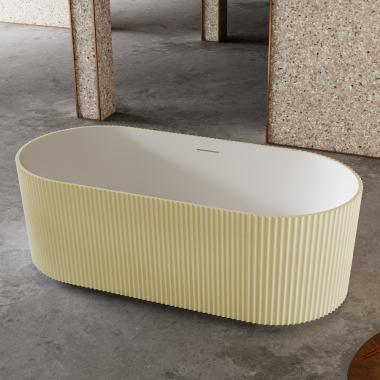 Ванна из искусственного камня ABBER Stein AS9601MS песочная матовая	