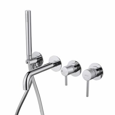 Смеситель ABBER Wasser Kreis AF8130 для ванны скрытого монтажа, хром	