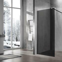 Душевая перегородка Walk-In VSW-1H120CGB,1200*2000, черный матовый, стекло тонированное