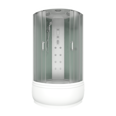  Душевая кабина Bas Арона Есо белая без гидромассажа	